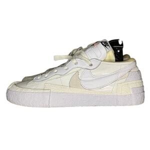 Mens Nike Blazer Low DM6443-100 Leather Athletic Sneaker SZ 6.5 White Skateboard